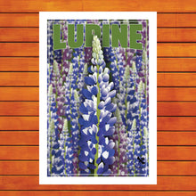 Load image into Gallery viewer, Field of Lupines Retro Travel Poster Prints