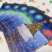 Load image into Gallery viewer, Set of 5 folding 5x7 cards. Comes with a white envelopes.