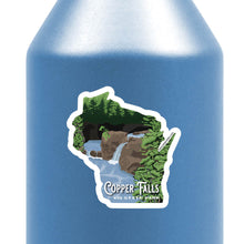 Load image into Gallery viewer, Copper Falls State Park - Copper Falls Retro Travel Poster Prints