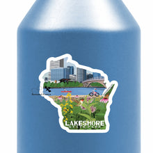 Load image into Gallery viewer, Lakeshore State Park Retro Travel Poster Prints