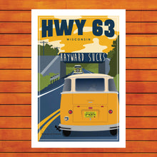 Load image into Gallery viewer, Hayward Highway 63 Railroad Bridge “Hayward Sucks”