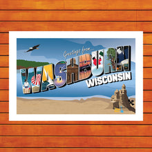 Load image into Gallery viewer, Greetings from Washburn