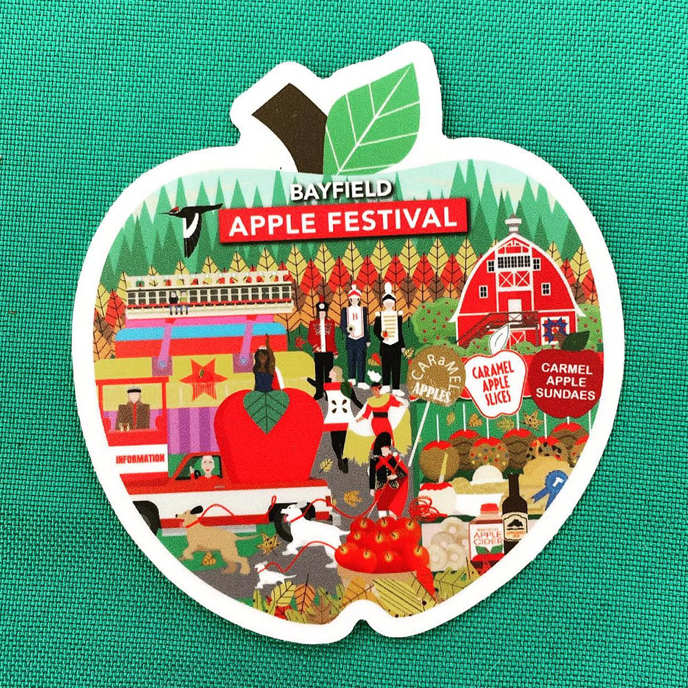 2022 Bayfield Applefest Bemused Design