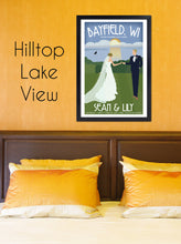 Load image into Gallery viewer, Custom Wedding Poster - Along the Shore