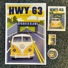 Load image into Gallery viewer, Hayward Highway 63 Railroad Bridge “Spooner Blows”