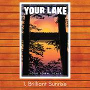 Customized Cabin Print Retro Travel Poster Prints