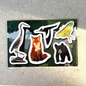 Critter Sticker Sheet