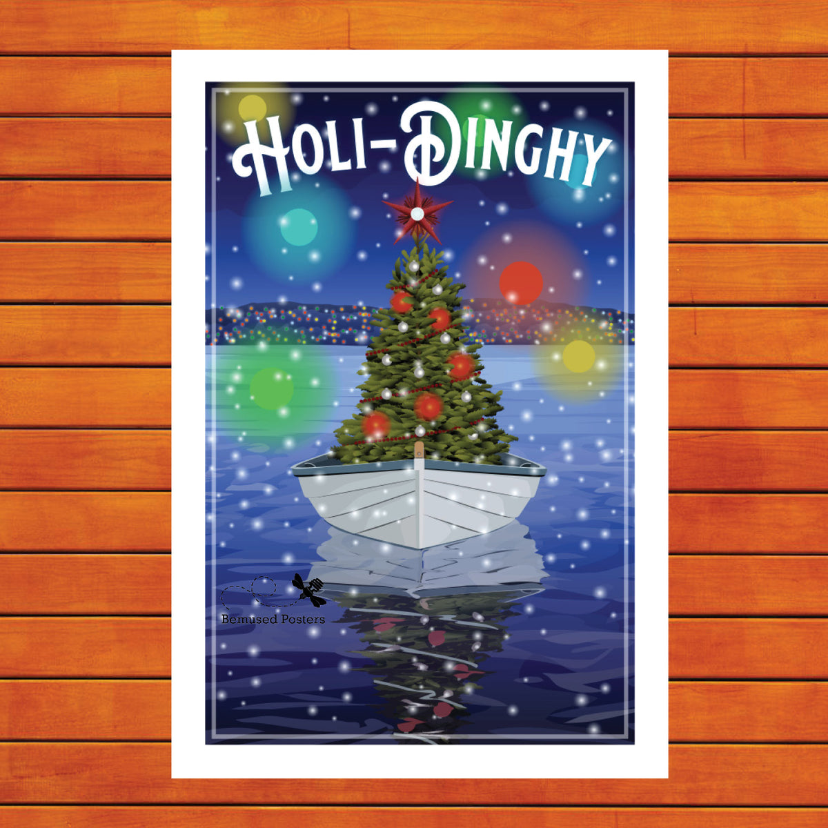 Holidinghy Retro Travel Poster – Bemused Creative