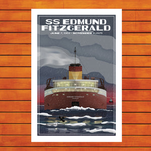 Poster print and magnet.