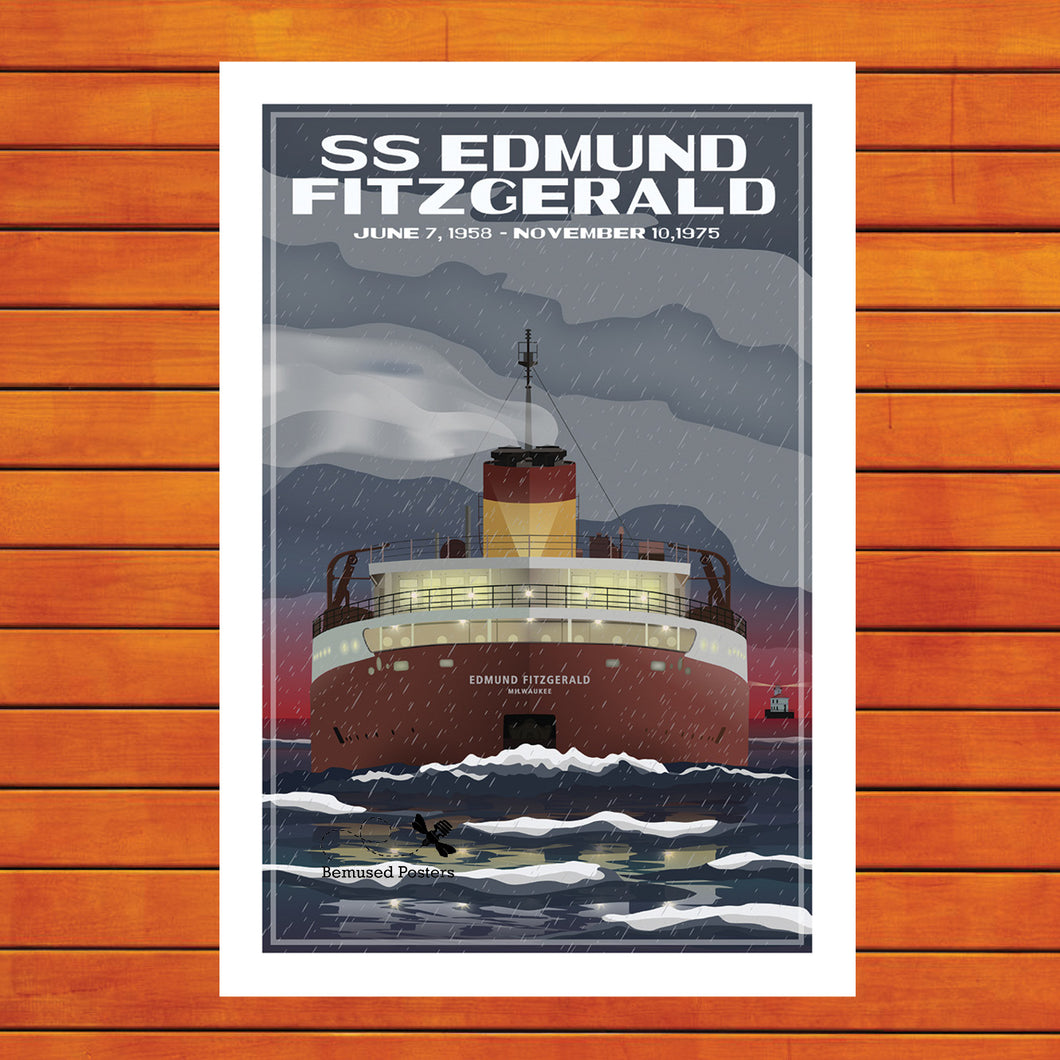 Poster print and magnet.