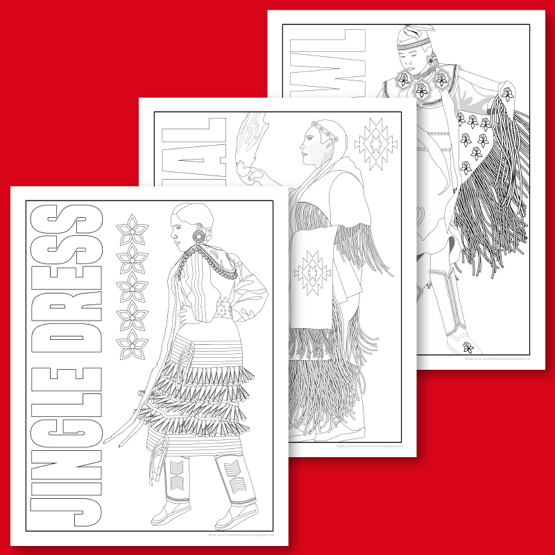 Regalia Coloring Sheets Digital Download