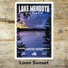 Load image into Gallery viewer, Lakes: Lake Mendota, WI
