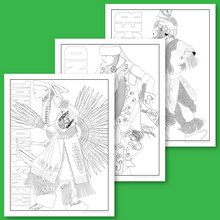 Load image into Gallery viewer, Regalia Coloring Sheets Digital Download
