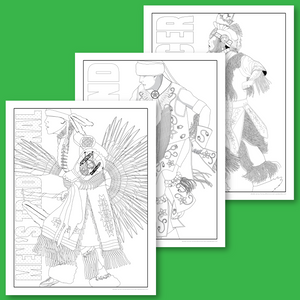 Regalia Coloring Sheets Digital Download