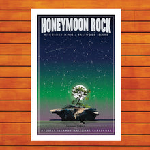 Load image into Gallery viewer, Apostle Islands Honeymoon Rock Retro Travel Poster Prints
