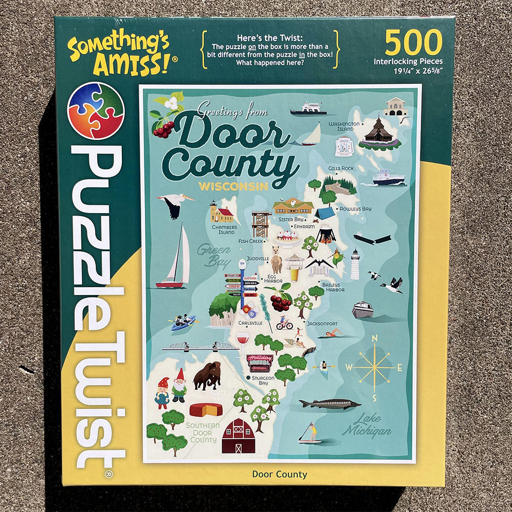 PuzzleTwist - Door County Retro Art – Bemused Creative