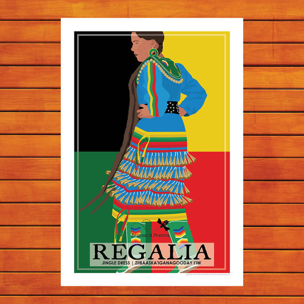 Jingle Dress Retro Travel Poster Prints – Bemused Creative