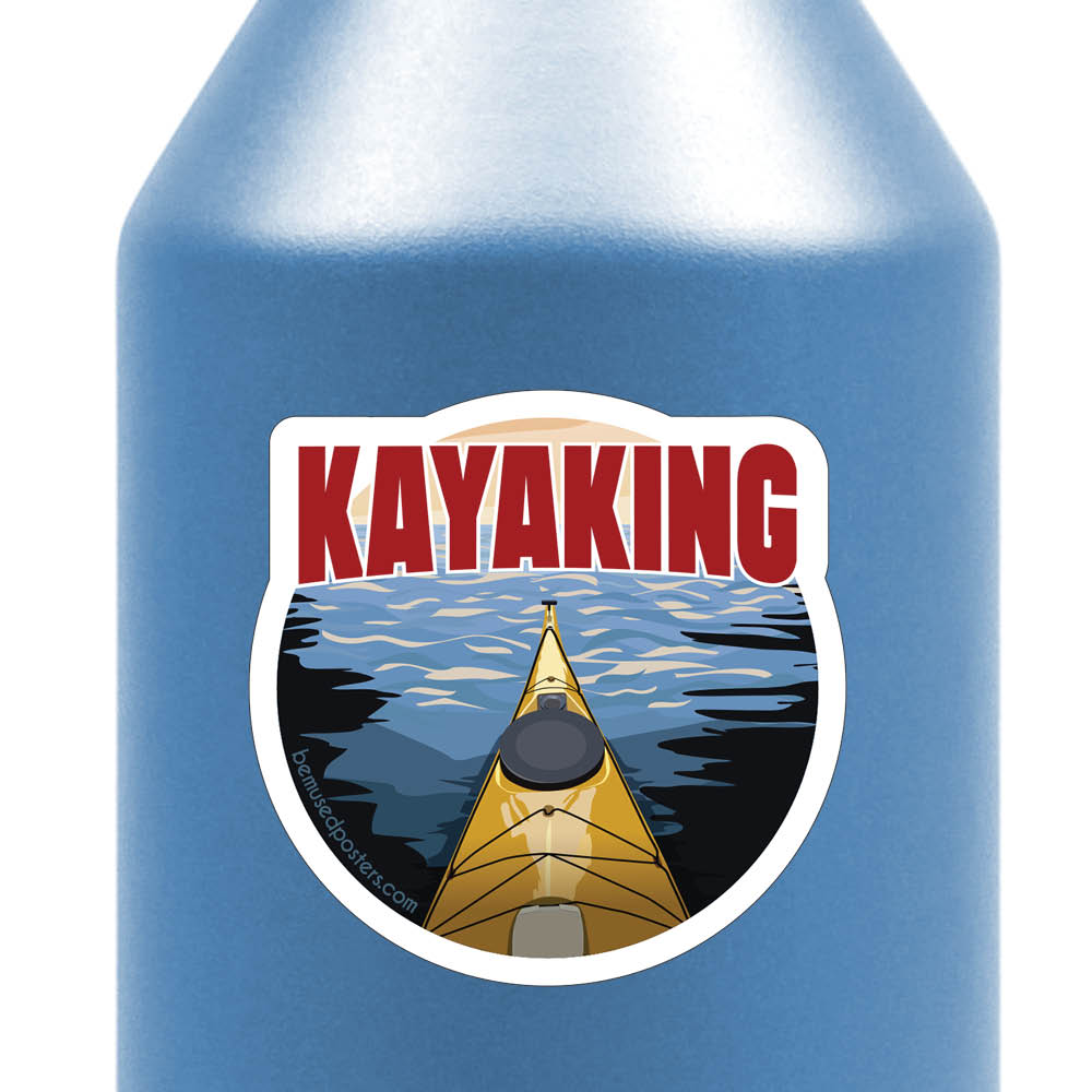 Kayaking Sticker