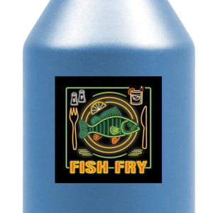 Fish Fry Retro Travel Poster