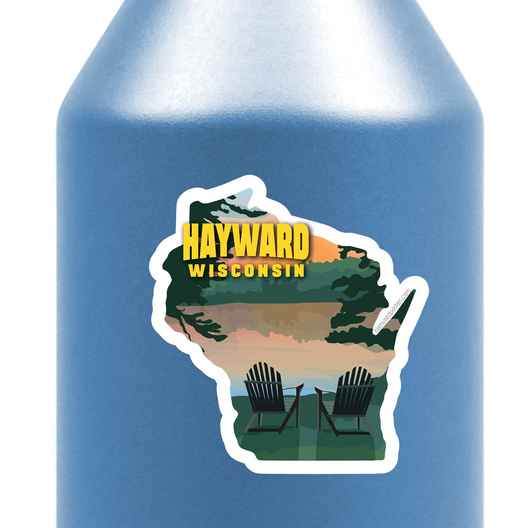 Hayward Lake Sunset Sticker