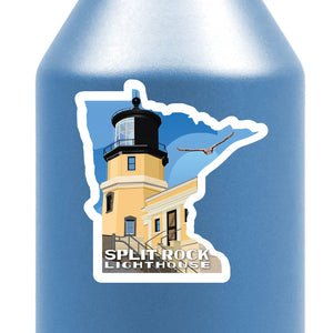 Split Rock Lighthouse Day View Sticker