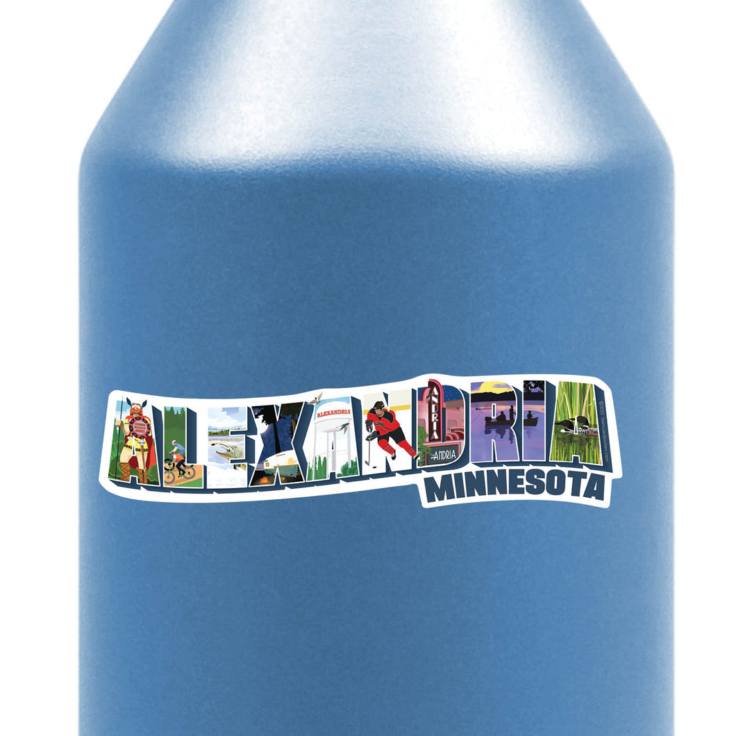 Greetings from Alexandria Sticker
