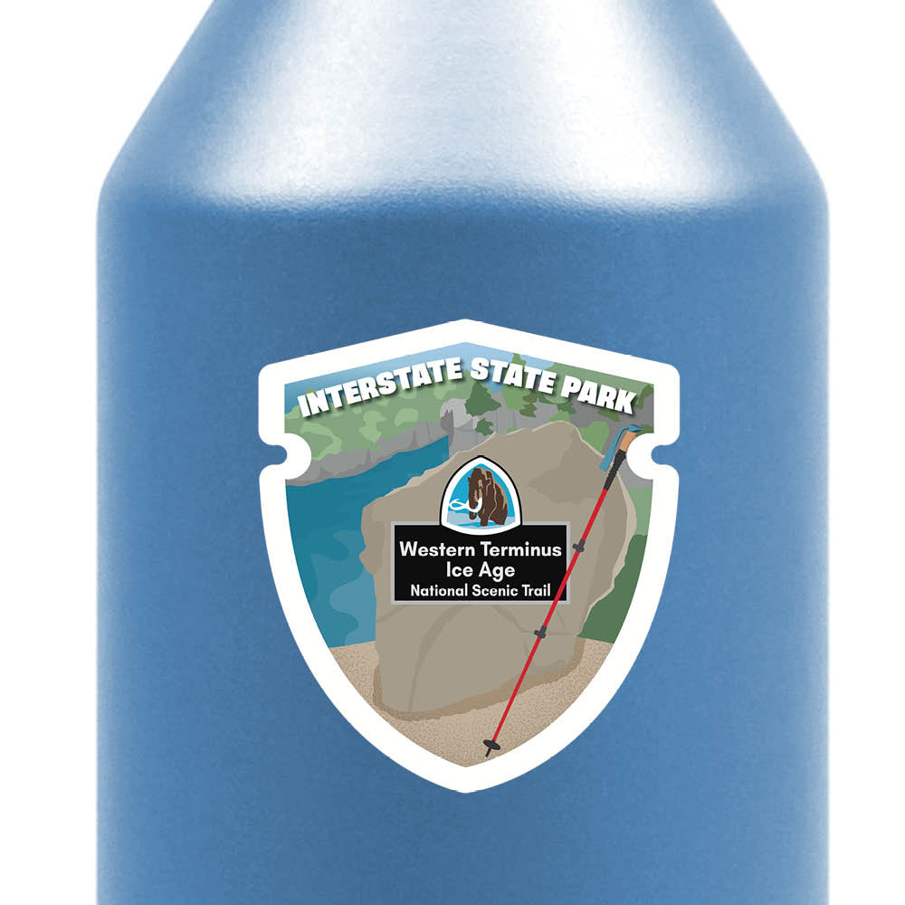 Interstate State Park - Terminus Sticker – Bemused Creative