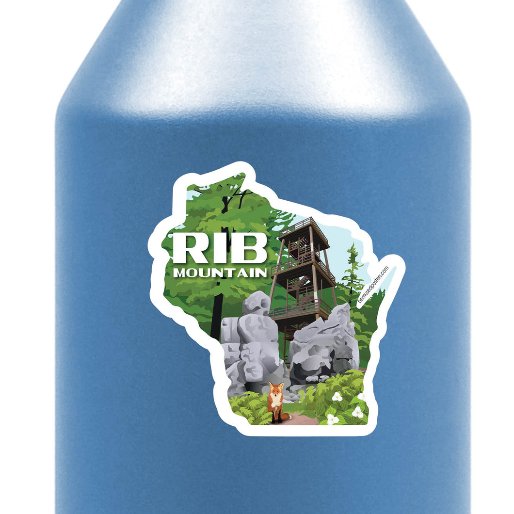 Rib Mountain State Park Sticker