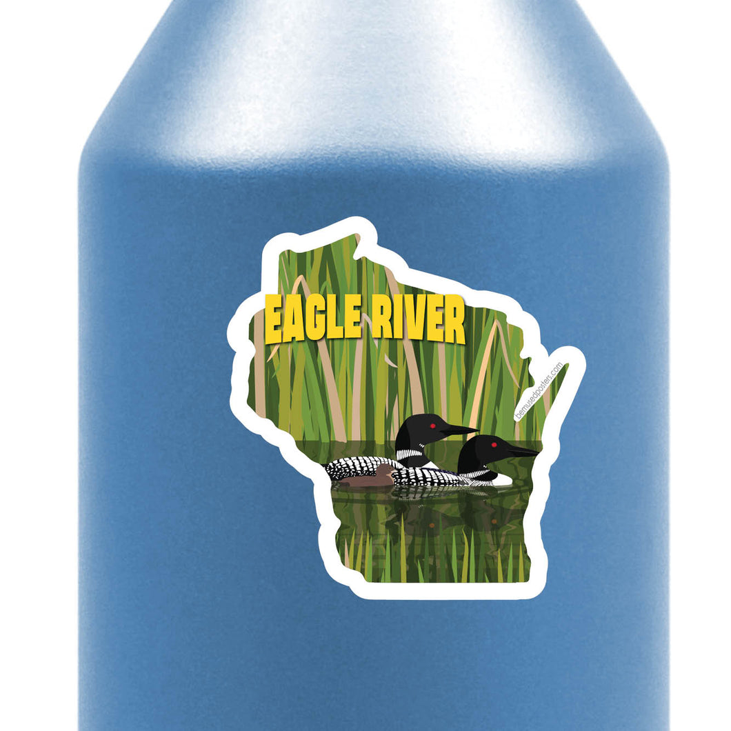 Eagle River - Loons Sticker