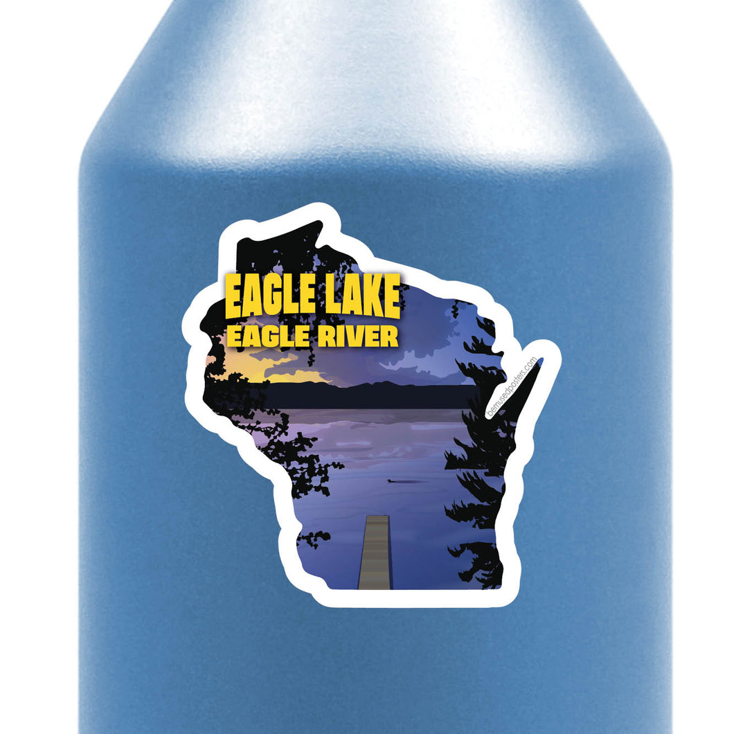 Eagle River Eagle Lake Sticker