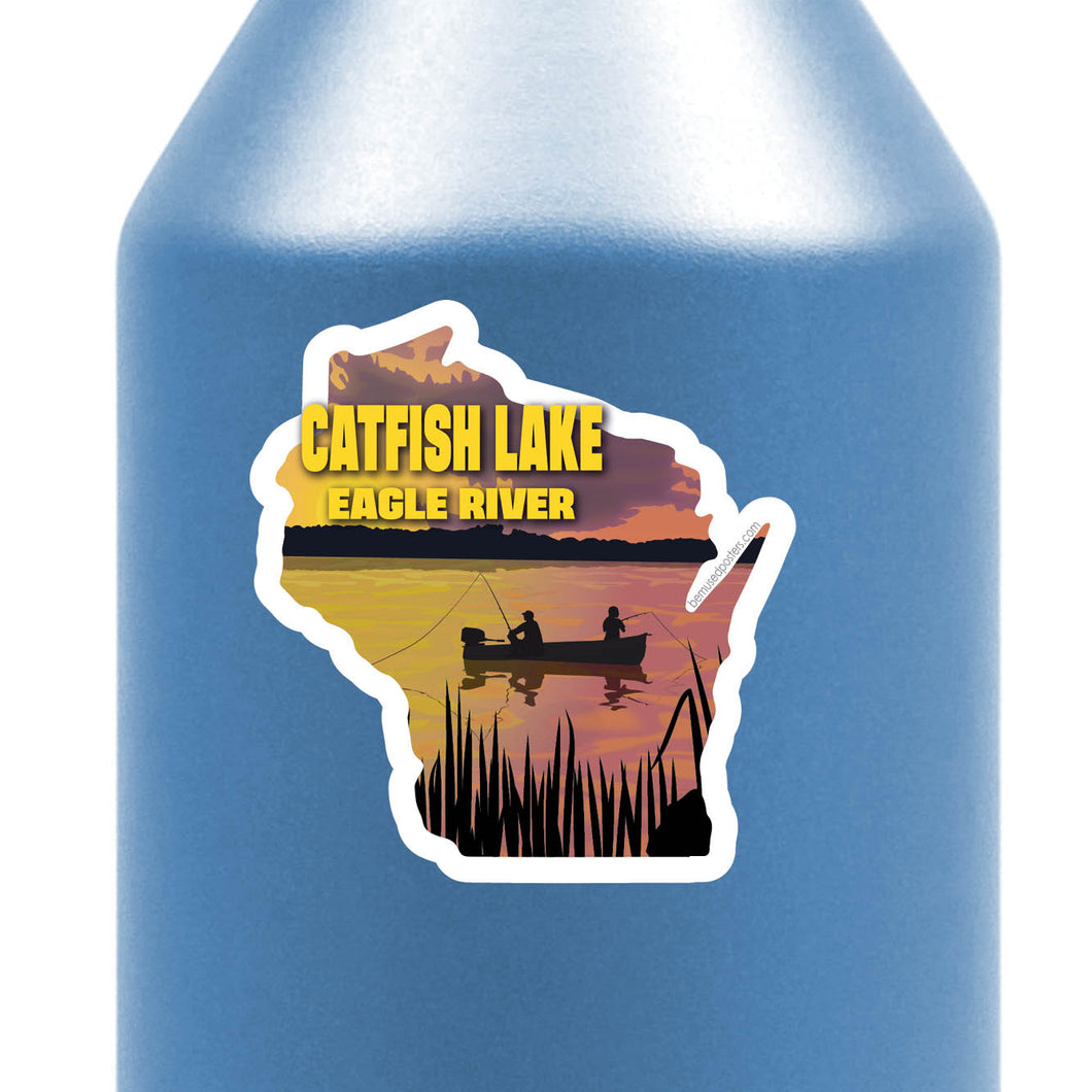 Eagle River Catfish Lake Sticker