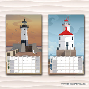 2023 Calendar - Lighthouses