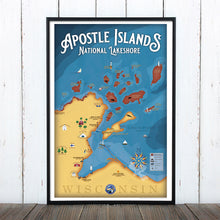 Load image into Gallery viewer, Apostle Islands Map
