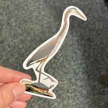 Load image into Gallery viewer, Turtle Surfing Heron Sticker
