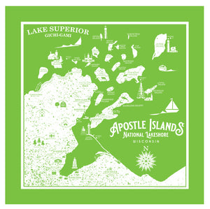 Apostle Island Bandanna