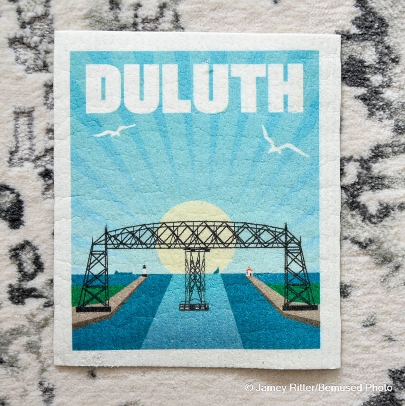 Duluth Ferry Bridge Swedish Cloth